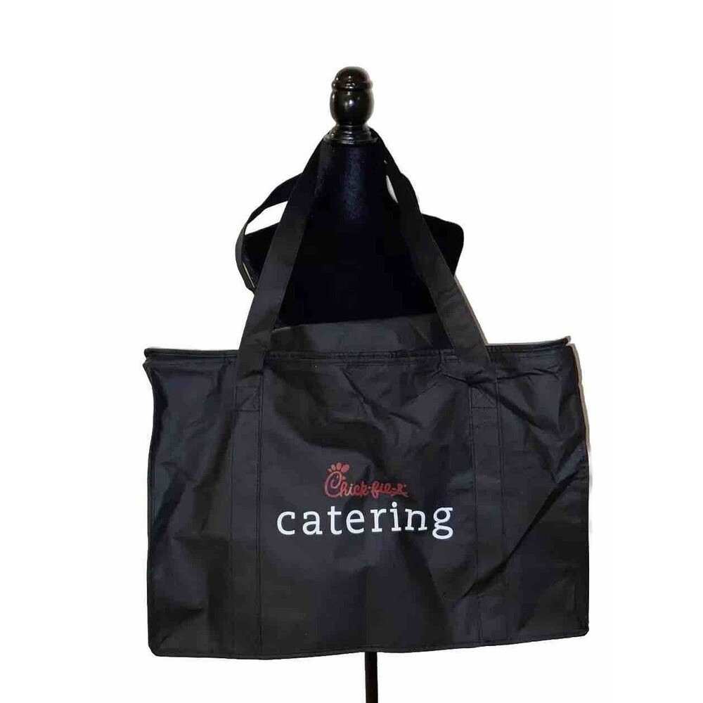Chick-Fil-A Catering Large Black Tote Bag No Insulation